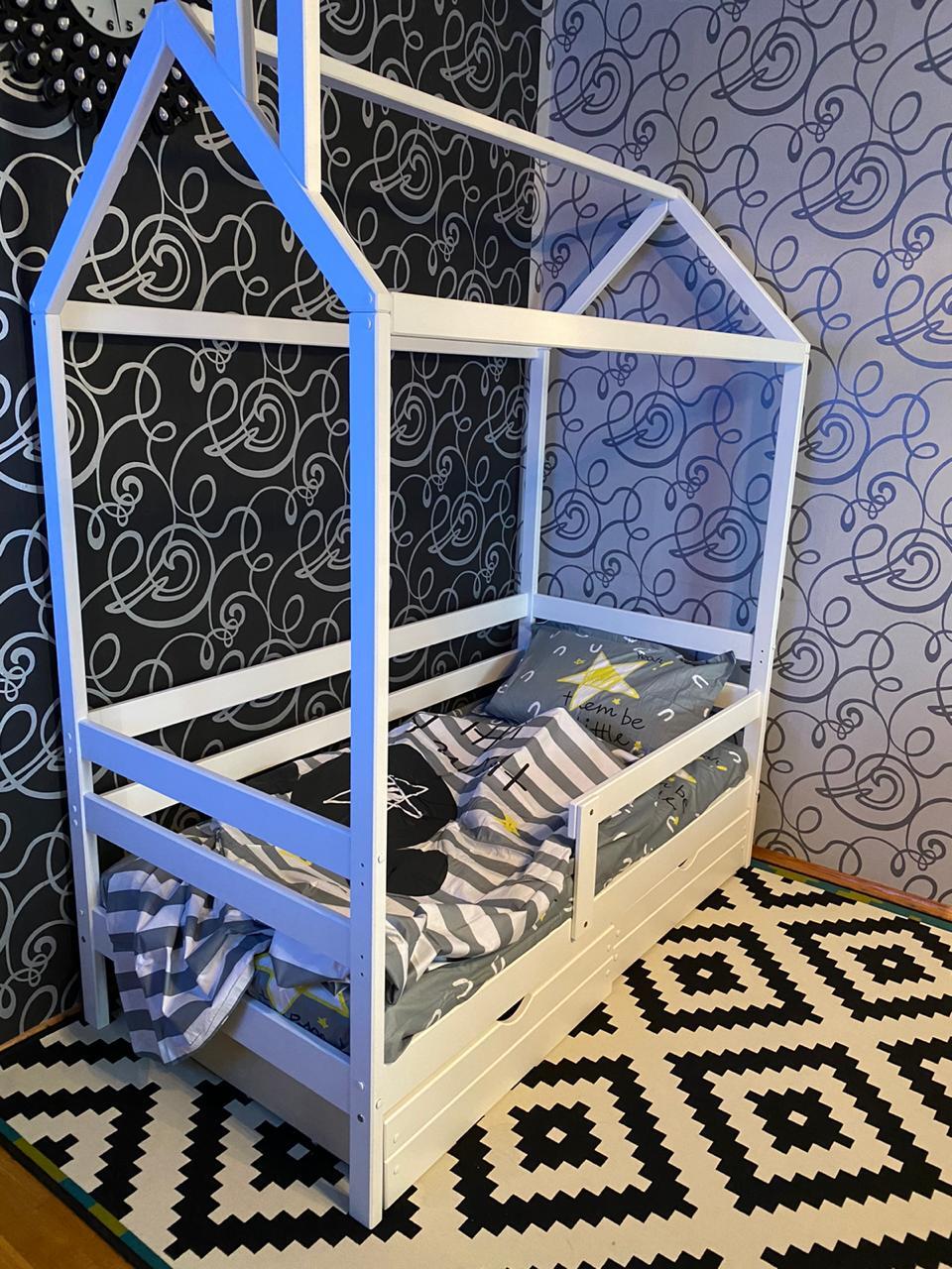 детская кровать с ящиками